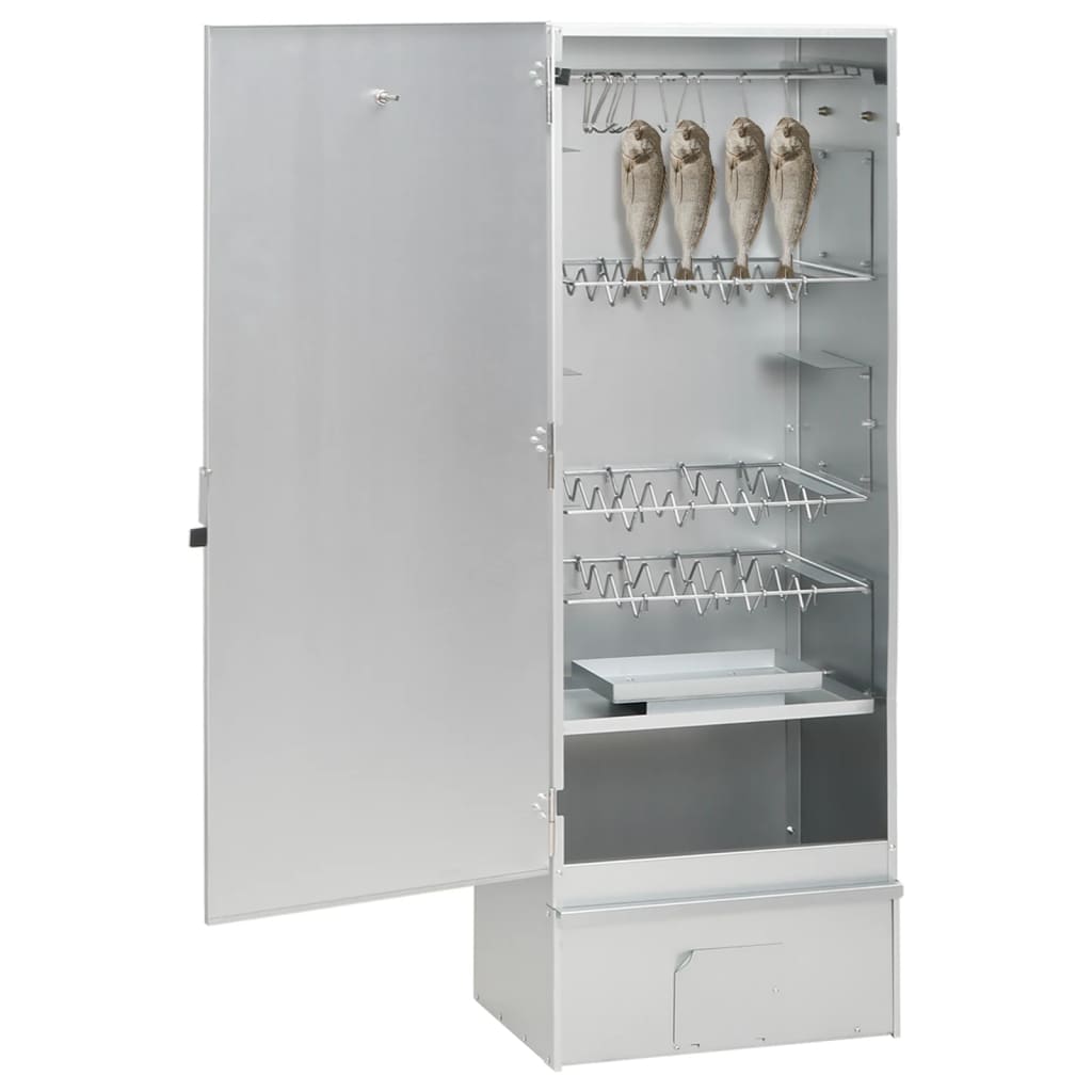Vidaxl BBQ Smoker mit Kaltrauchgenerator aus verzinktem Stahl