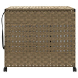 Vidaxl Waschkorb auf Rädern 66x35x60 cm Rattan - afbeelding 3