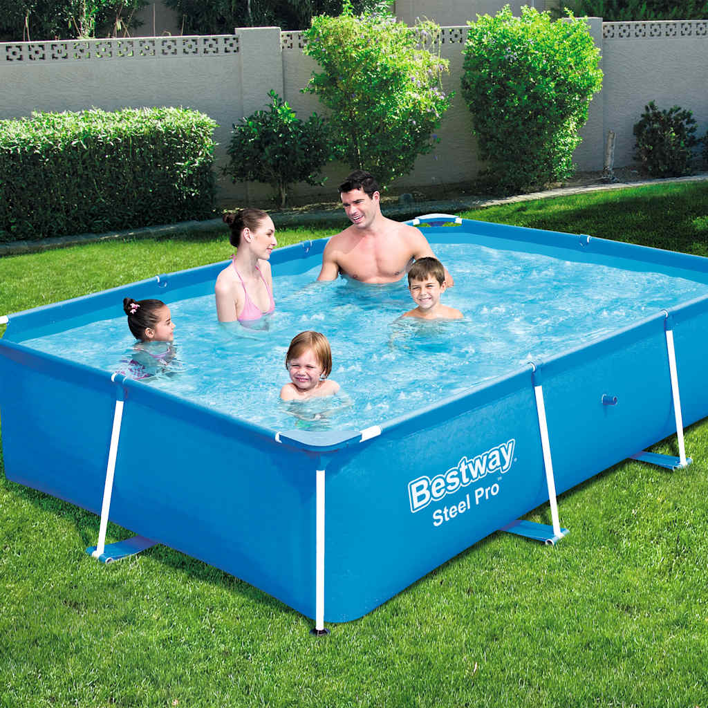 BESTWAY STAHL SWIPING POOL mit Stahlrahmen 259 x 170 x 61 cm 56403