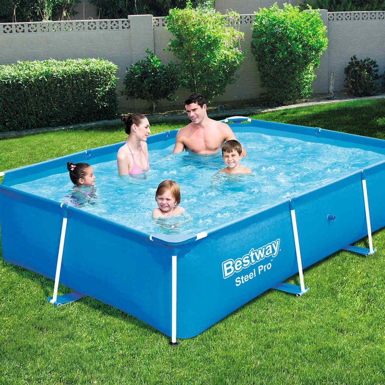 BESTWAY STAHL SWIPING POOL mit Stahlrahmen 259 x 170 x 61 cm 56403
