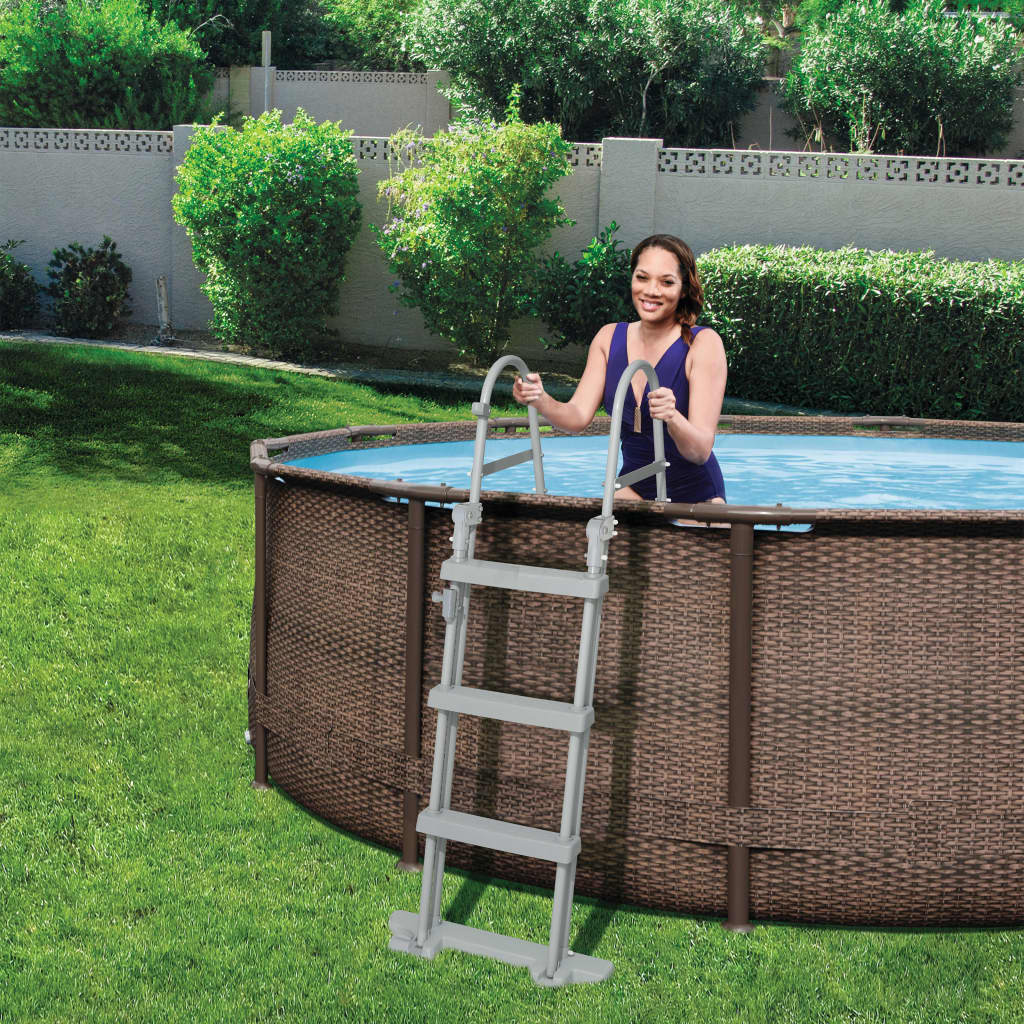 VIDAXL FLOWSCLEAR SWARKE POOL LEADDER 4 STESTEN 122 CM 58331