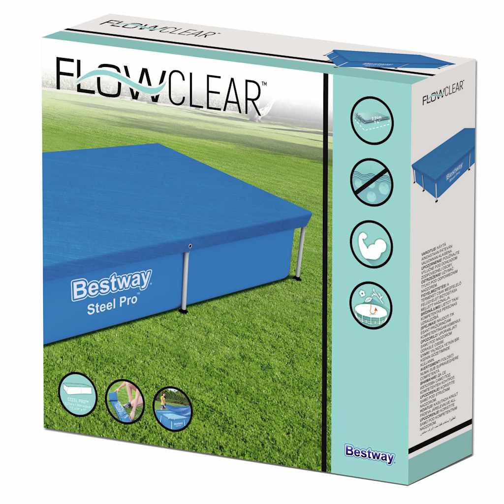 Bestway Schwimmbad Abdeckung Flowclear 221 x 1550 cm