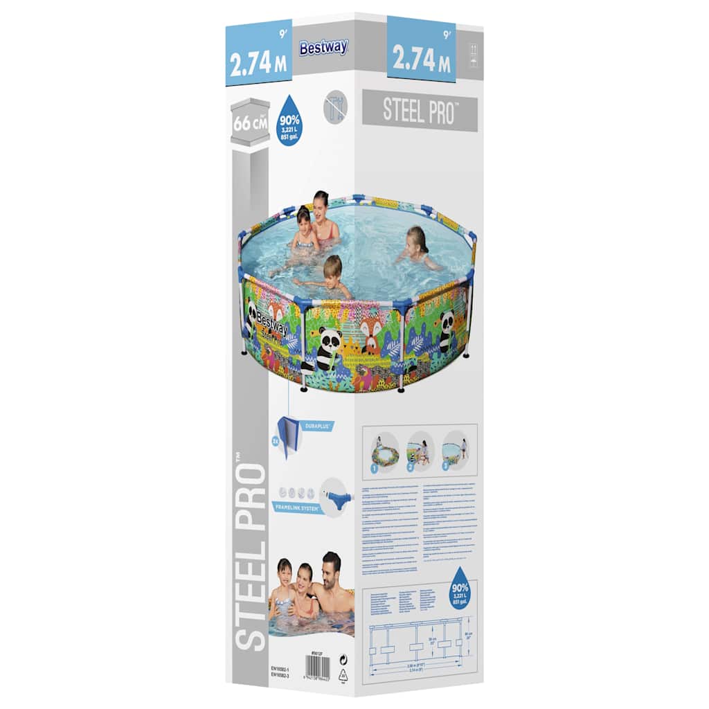 BESTWAY STAEL MAX SWIMIMING POOL 274x66 cm