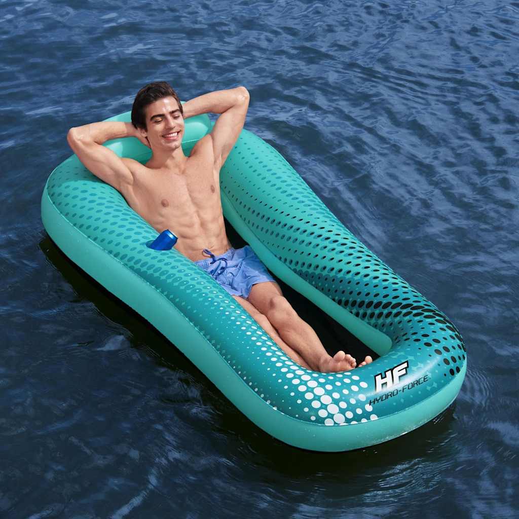 Bestway Hydro Drive Bett Sol Venture 188x109 cm Mesh Blau