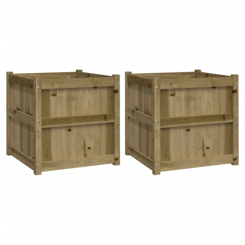 Vidaxl -Pflanzer 2 PC CM imprägniertes Holz
