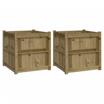 Vidaxl -Pflanzer 2 PC CM imprägniertes Holz