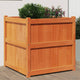 VIDAXL -Planungsbox 70x70x70 cm Festkiefer Wäsche braun