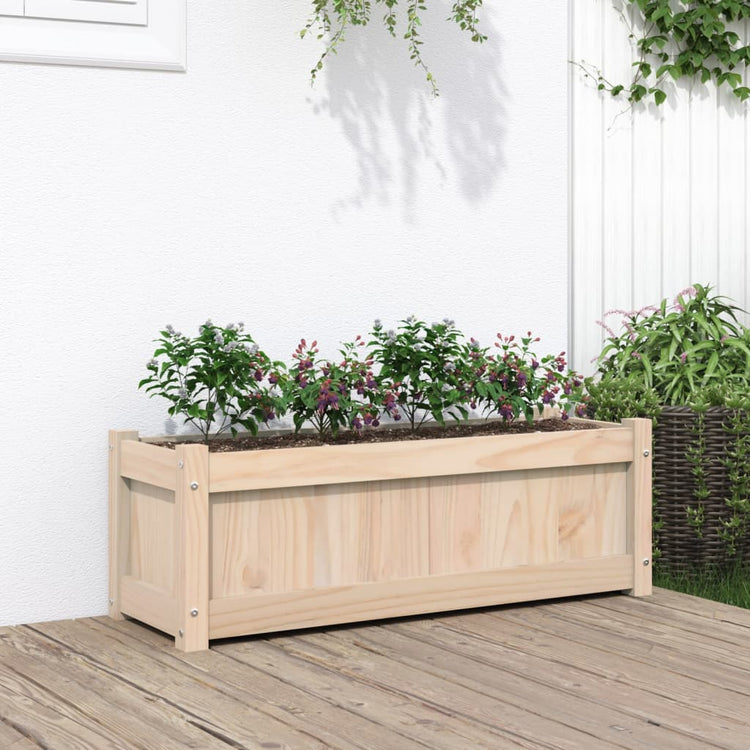 VIDAXL -Planungsbox 90x31x31 cm Festkiefer