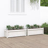 Vidaxl -Pflanzer 2 PC CM Festkiefer weiß