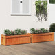 Vidaxl -Pflanzer 2 pc cm Festkiefer Wäsche braun