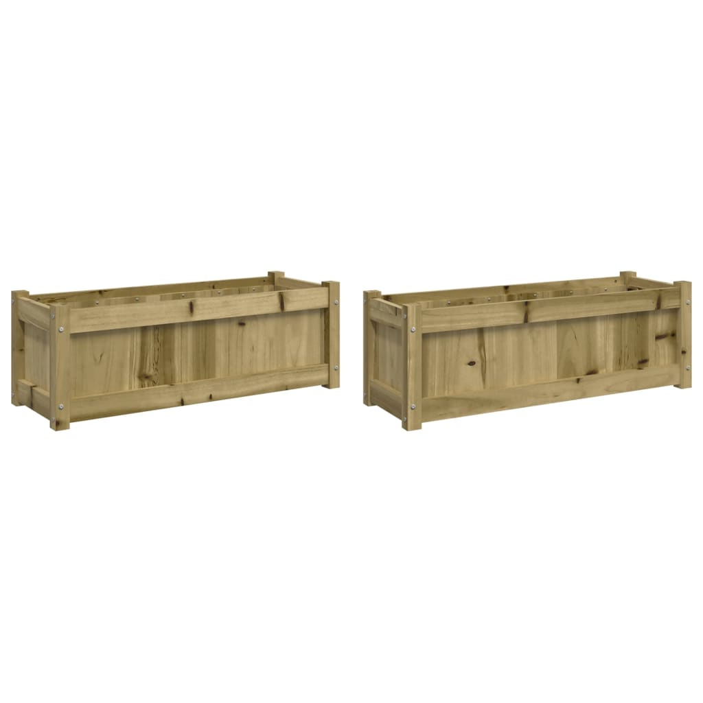 Vidaxl -Pflanzer 2 PC CM imprägniertes Holz