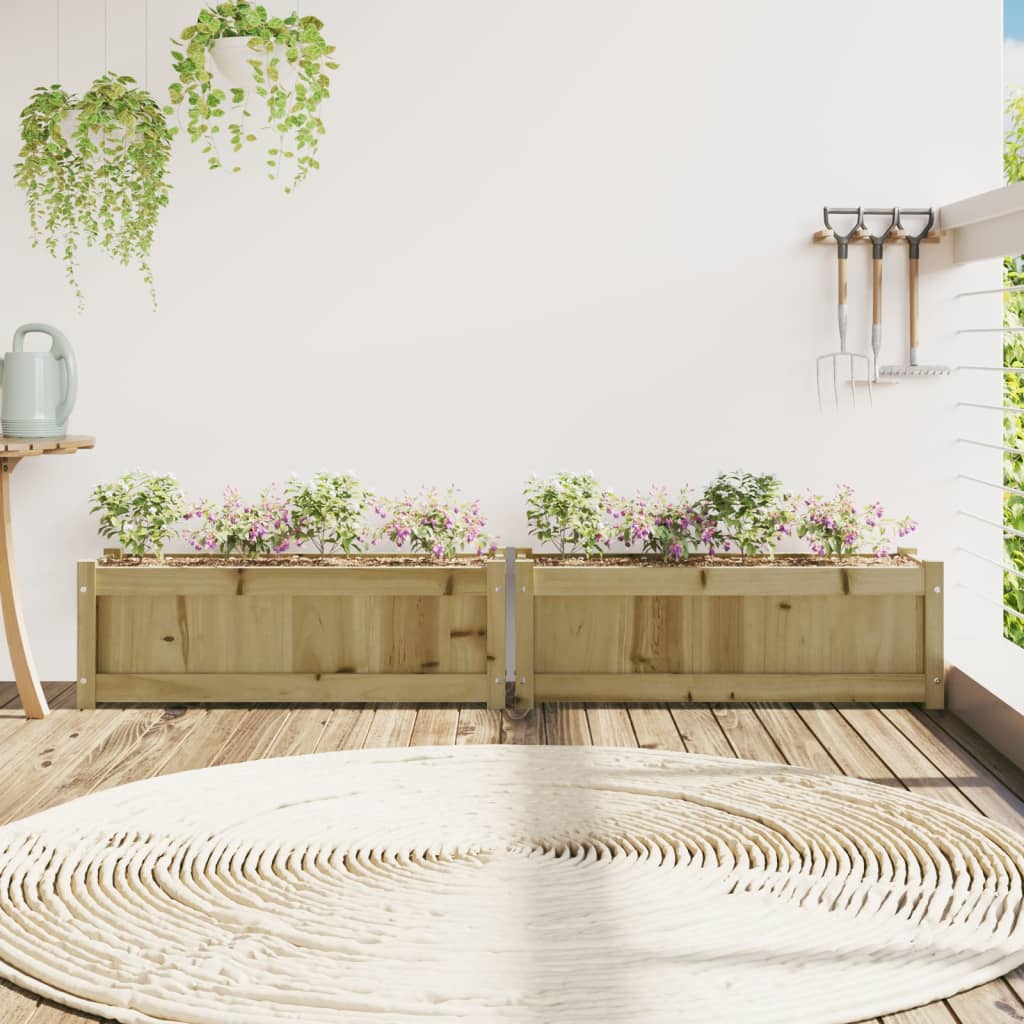 Vidaxl -Pflanzer 2 PC CM imprägniertes Holz