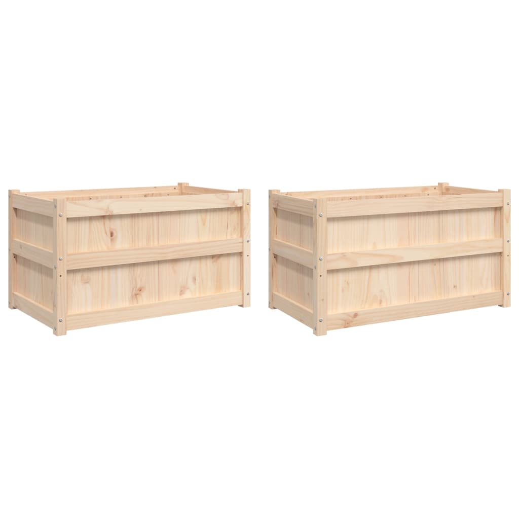 VIDAXL -Pflanzer 2 pc cm Festkiefer