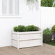 VIDAXL -Planungsbox 90x50x50 cm Festkiefer weiß