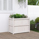 VIDAXL -Planungsbox 90x50x70 cm Festkiefer weiß