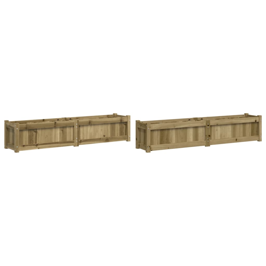 Vidaxl -Pflanzer 2 PC CM imprägniertes Holz