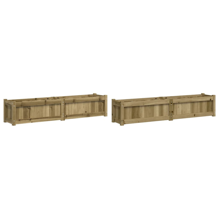 Vidaxl -Pflanzer 2 PC CM imprägniertes Holz