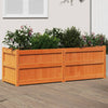VIDAXL -Pflanzer 150x50x50 cm Festkiefer Wäschebraun