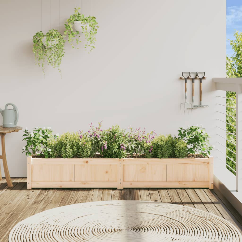 VIDAXL -Planungsbox 180x31x31 cm Festkiefer