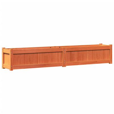 VIDAXL -Pflanzer 180x31x31 cm Festkiefer Wäsche Braun