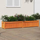 VIDAXL -Pflanzer 180x31x31 cm Festkiefer Wäsche Braun