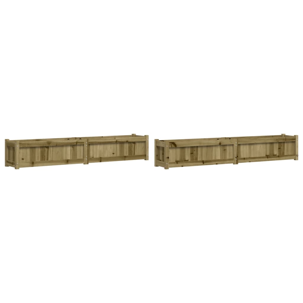 Vidaxl -Pflanzer 2 PC CM imprägniertes Holz