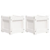 Vidaxl -Pflanzer 2 PC CM Festkiefer weiß
