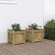Vidaxl -Pflanzer 2 PC CM imprägniertes Holz