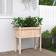 Vidaxl -Pflanzer mit Beinen 70x31x70 cm Festkiefer