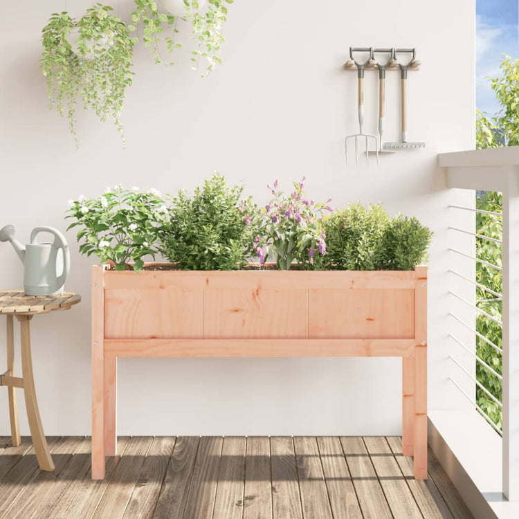 VIDAXL -Pflanzer mit Beinen 110x31x70 cm Solid Douglashout