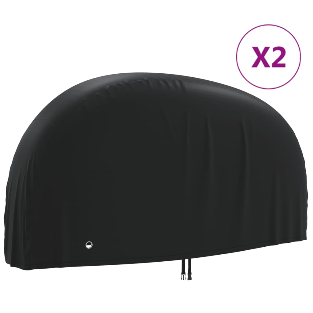 VIDAXL -Fahrradabdeckungen 2 ST 190T 200x70x110 cm Oxford Stoff