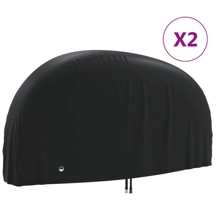 VIDAXL -Fahrradabdeckungen 2 ST 190T 200x70x110 cm Oxford Stoff