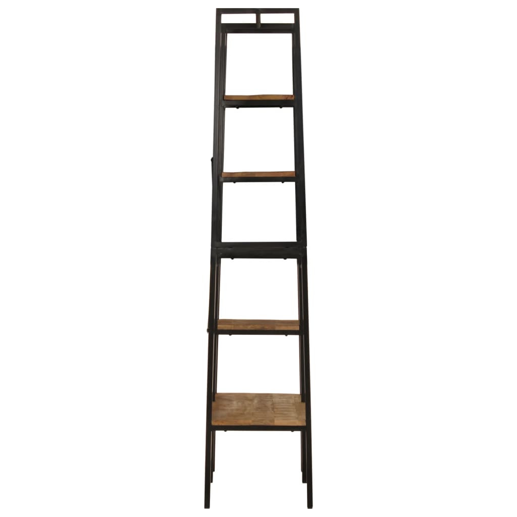 VIDAXL -Kleidung Rack mit Regalen 90x40x190 cm Festes Mangoholz und Eisen