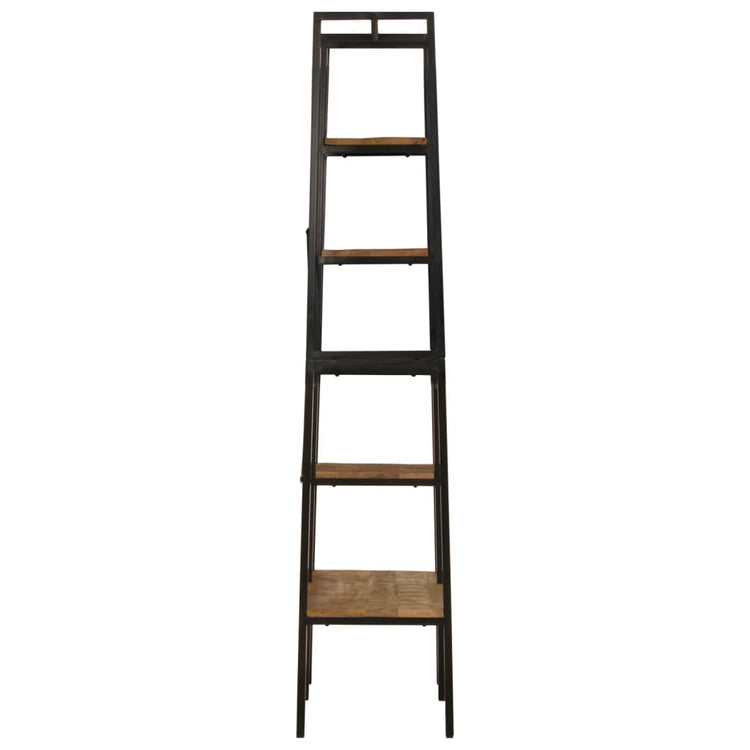 VIDAXL -Kleidung Rack mit Regalen 90x40x190 cm Festes Mangoholz und Eisen
