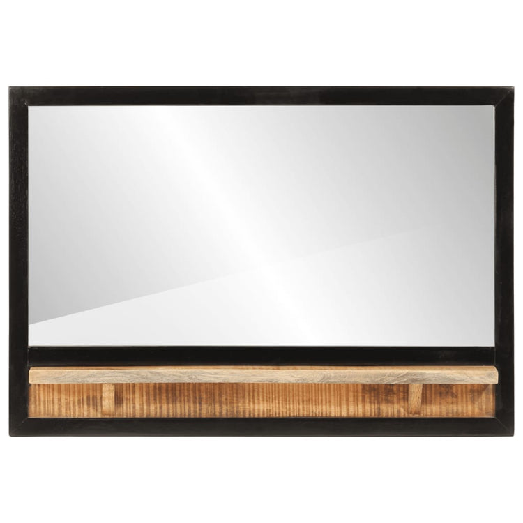 VidaXL-Spiegel mit Ablage 80x8x55 cm aus Glas und massivem Mangoholz