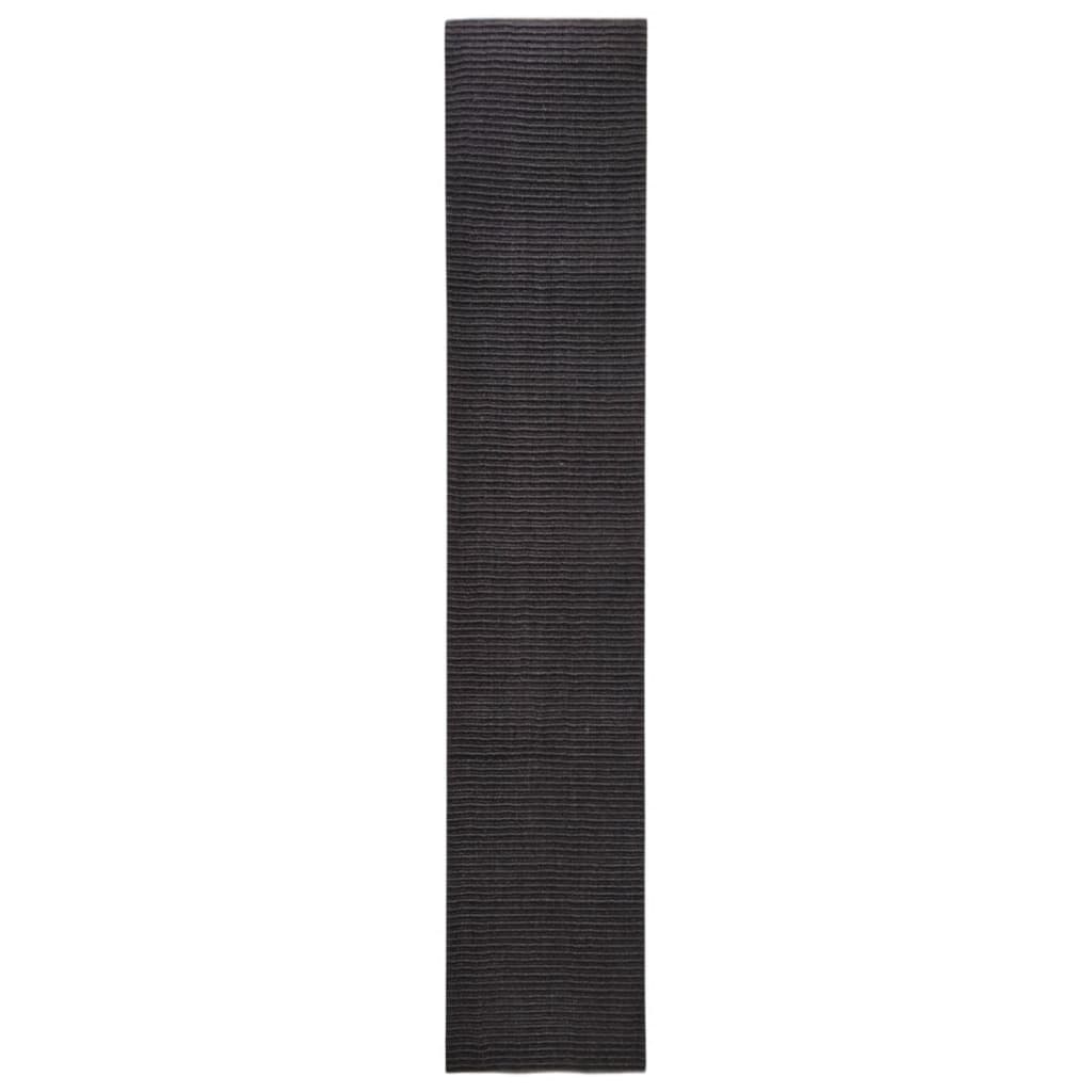 Vidaxl Sisalmat zum Kratzen nach 66x350 cm schwarz