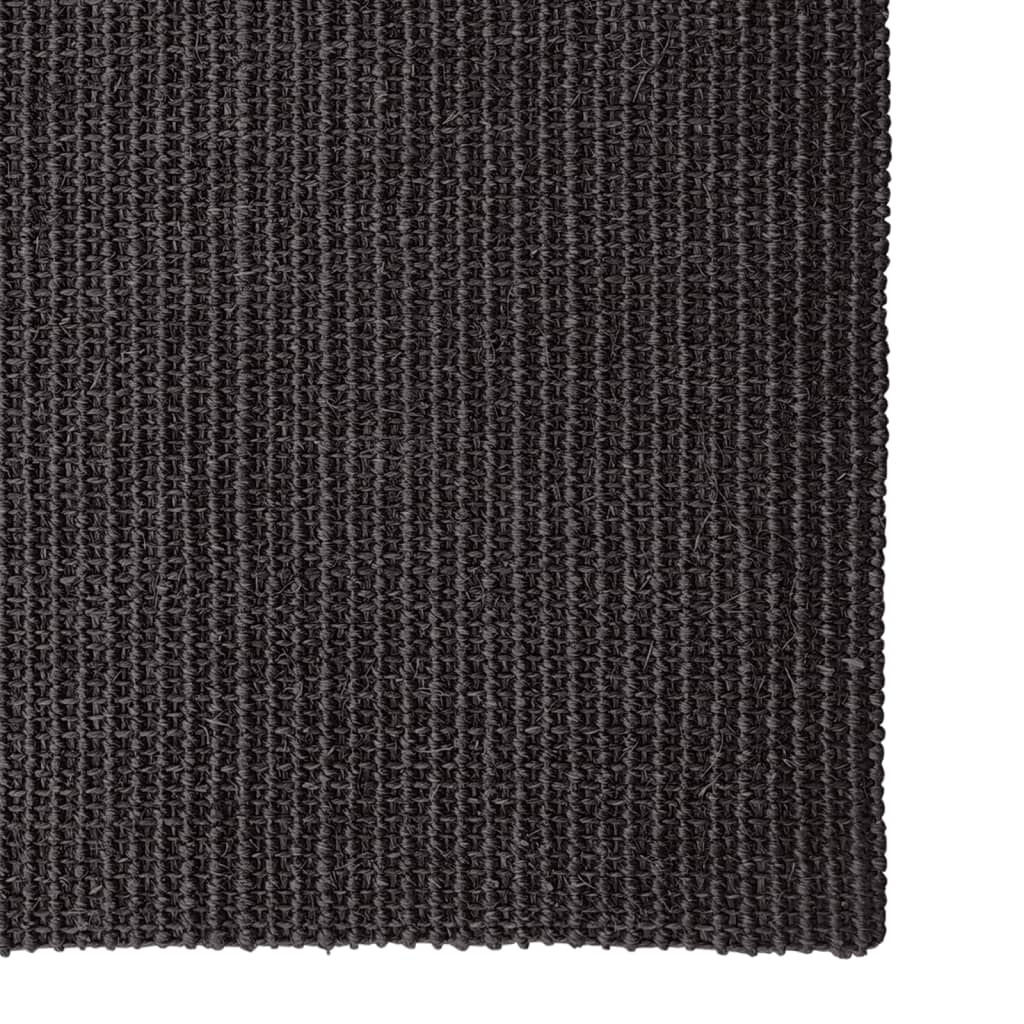Vidaxl Sisalmat zum Kratzen nach 66x350 cm schwarz