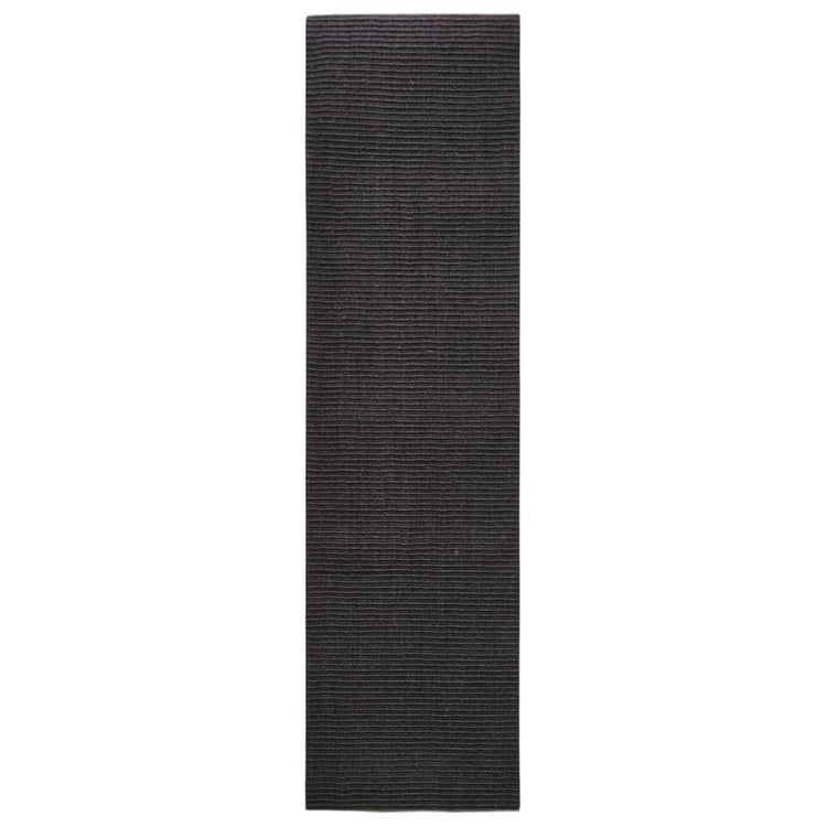 Vidaxl Sisalmat für das Kratzen von 80x300 cm schwarz