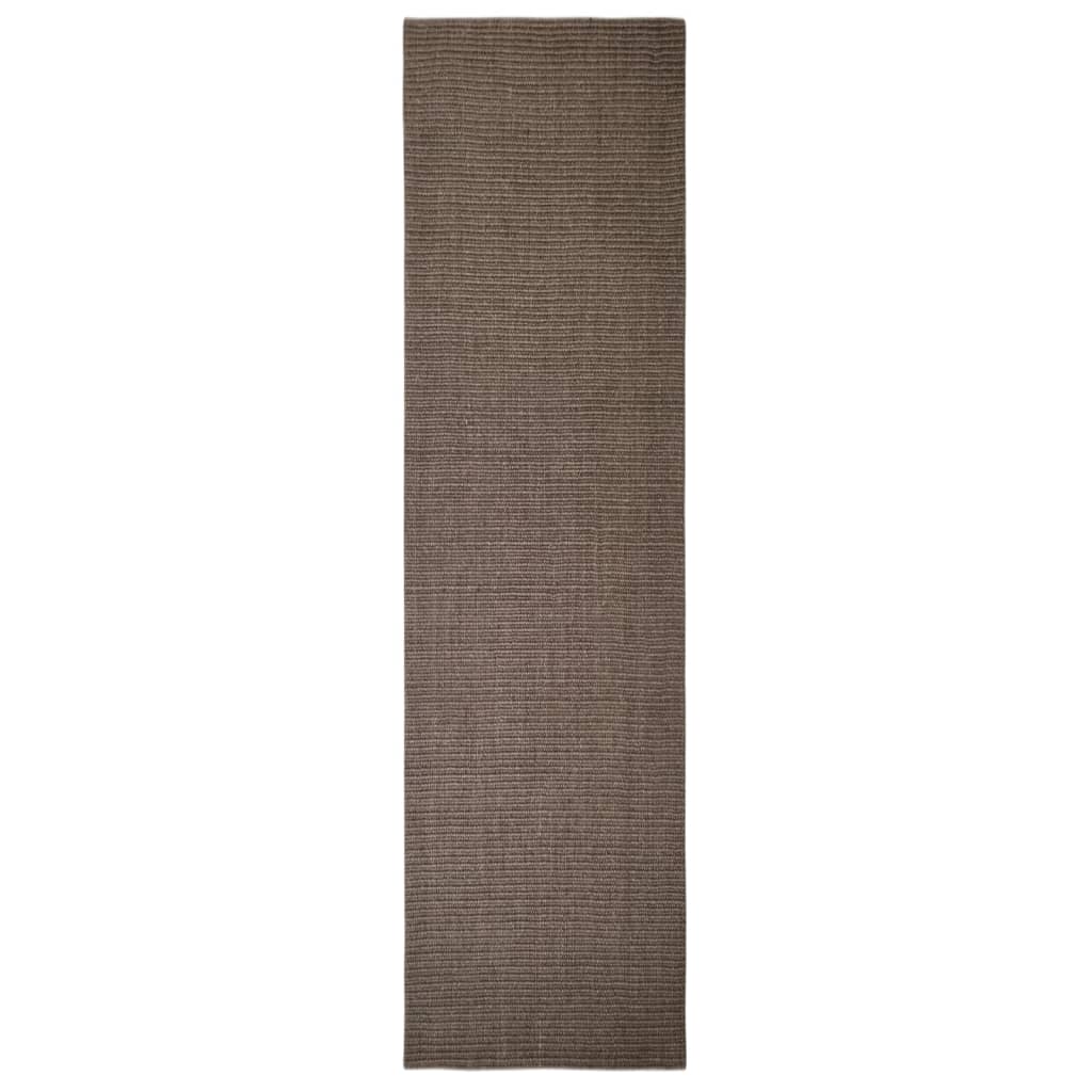 Vidaxl Sisalmat zum Kratzen nach 66x250 cm braun