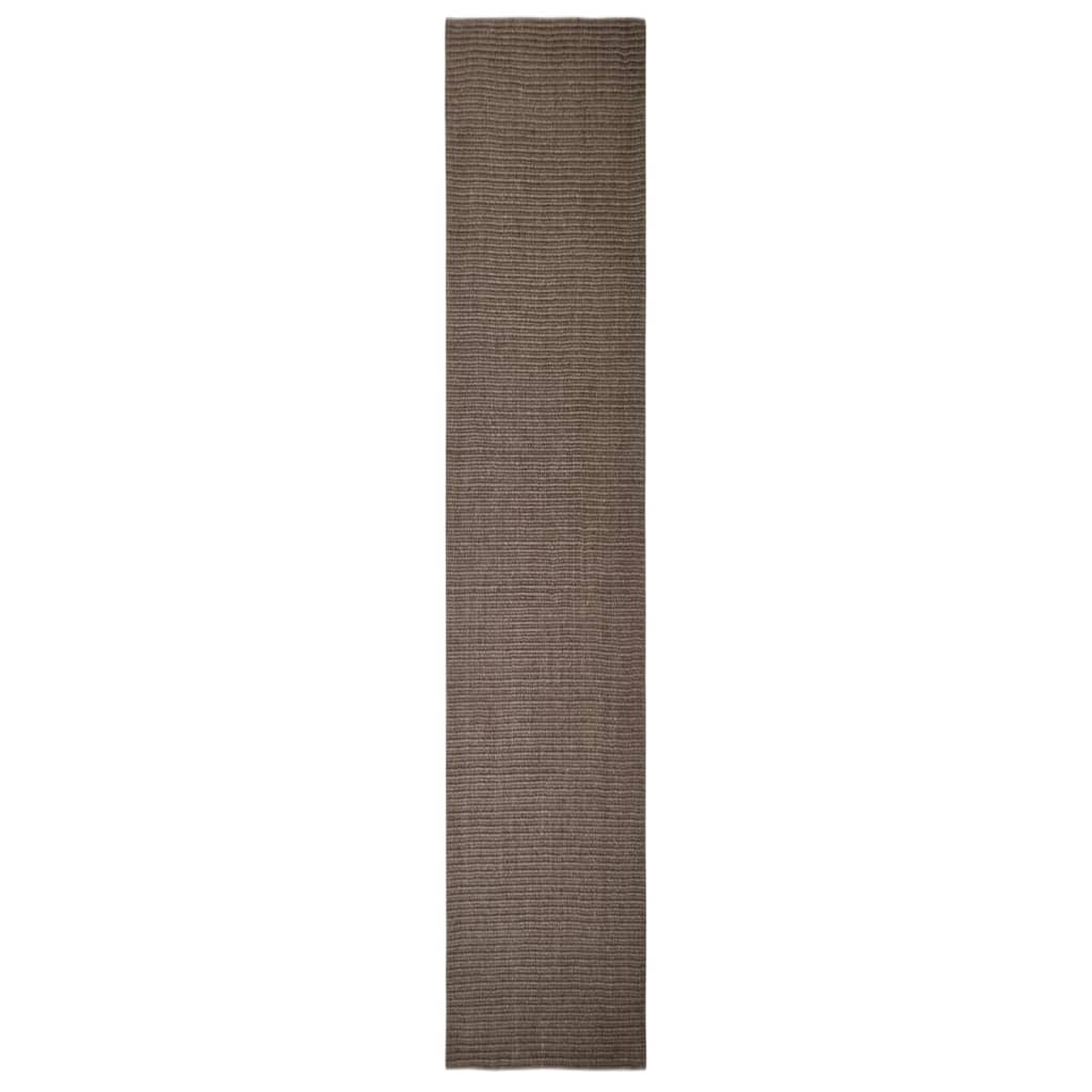 Vidaxl Sisalmat zum Kratzen nach 66x350 cm braun