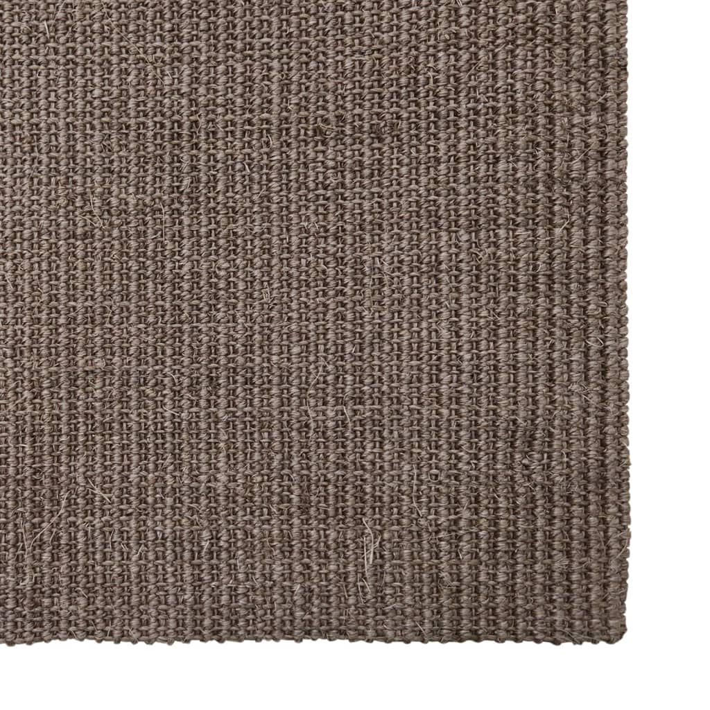 Vidaxl Sisalmat zum Kratzen nach 80x150 cm braun