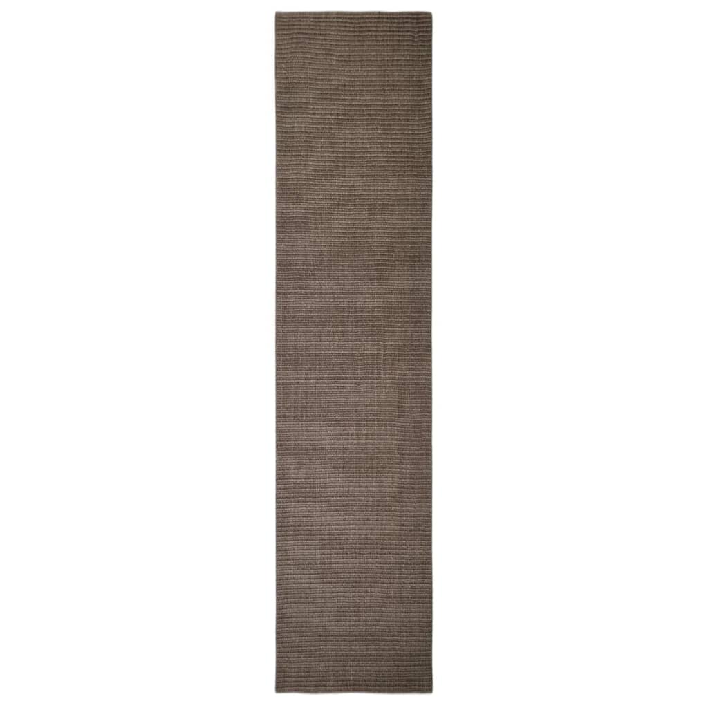 Vidaxl Sisalmat zum Kratzen nach 80x350 cm braun