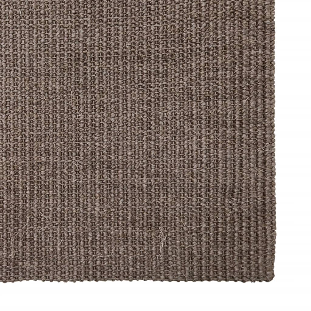 Vidaxl Sisalmat zum Kratzen nach 80x350 cm braun