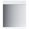 VidaXL Badezimmerspiegel mit Ablage Berg 60x12x70 cm Massivholz weiß