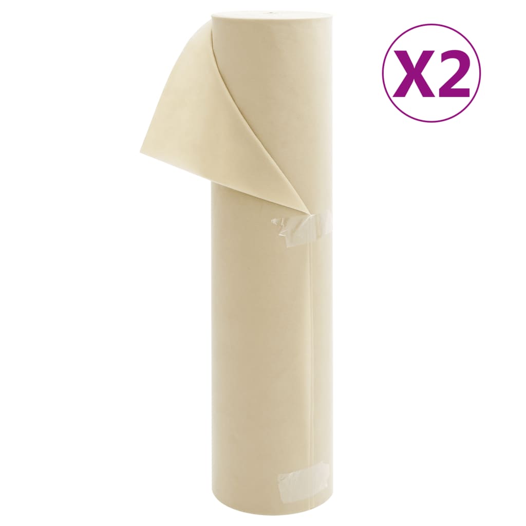 VidaXL Vliestuch für Pflanzen 2 Rollen 70 g m² 50x1,6 m