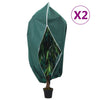 Vidaxxl Pflanzenabdeckungen mit Reißverschluss 2 Stk. 70 g m² 2,36 x 2 m