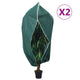 Vidaxxl Pflanzenabdeckungen mit Reißverschluss 2 Stk. 70 g m² 3,93 x 3,5 m
