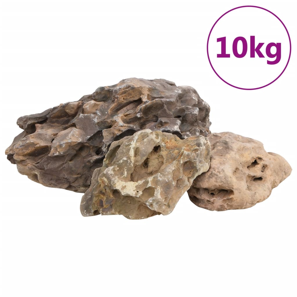 Vidaxl Dragon Stones 10 kg 10-40 cm grau
