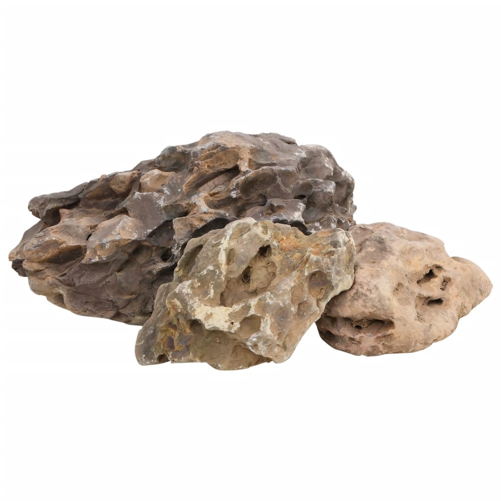 Vidaxl Dragon Stones 10 kg 10-40 cm grau
