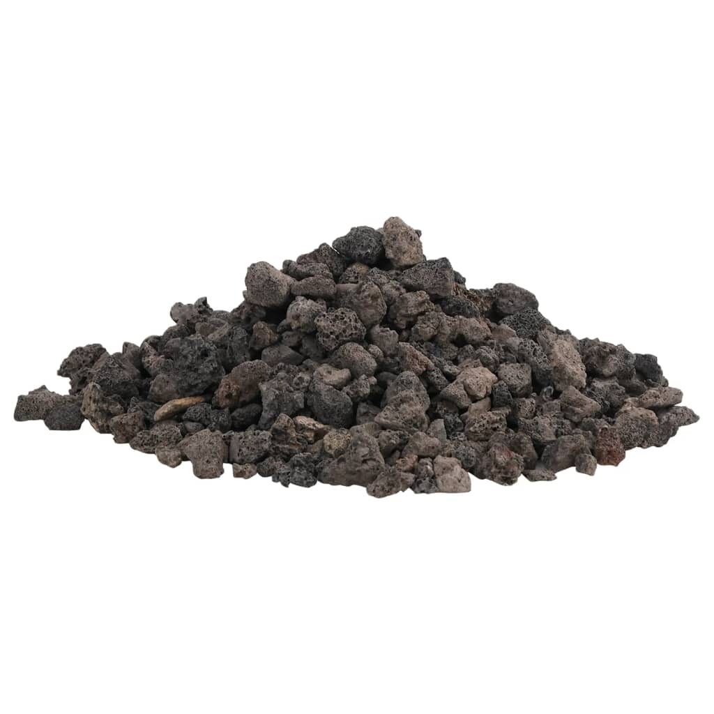 Vidaxl Lava Stones 10 kg 1-2 cm schwarz